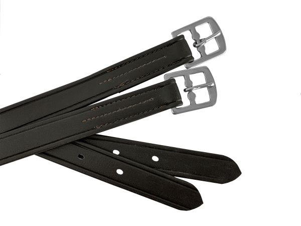 Showman Pre Punched Nylon Coated English Stirrup Leathers *Sold in Pairs* #3