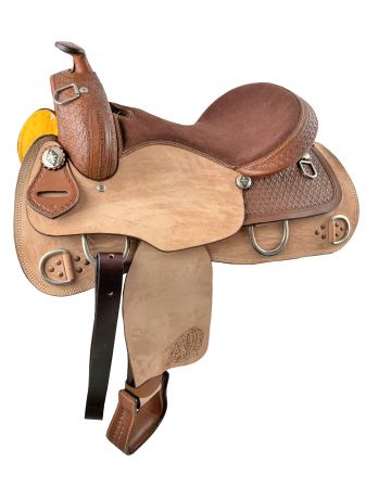 16" Training Style Western saddle with suede seat