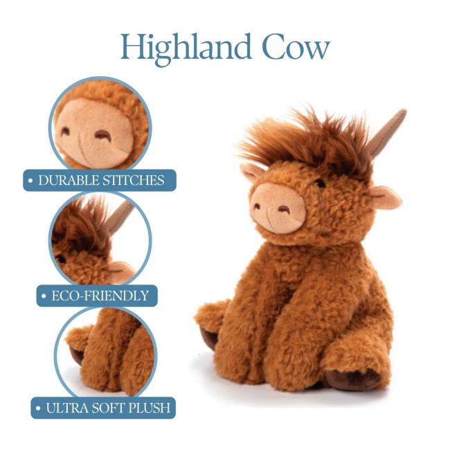 Wild Onez by Zoologee - 9" Highland Cow Plush #3