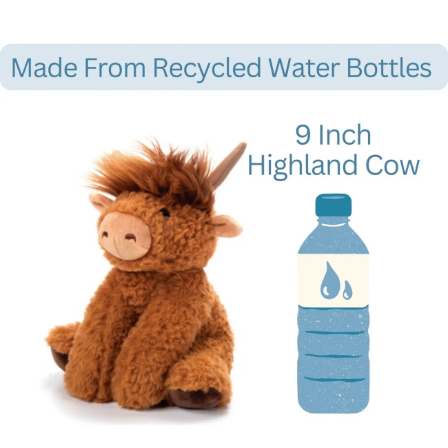 Wild Onez by Zoologee - 9" Highland Cow Plush #4