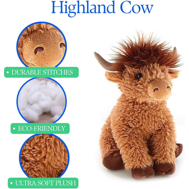 Wild Onez by Zoologee - 12" Highland Cow Plush #3
