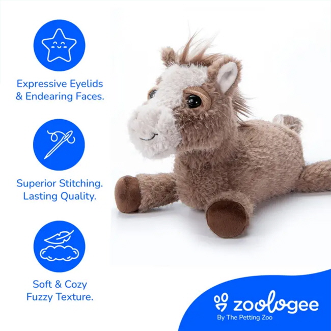Fuzzlez by Zoologee - 22" Jumbo Floppy Horse #3