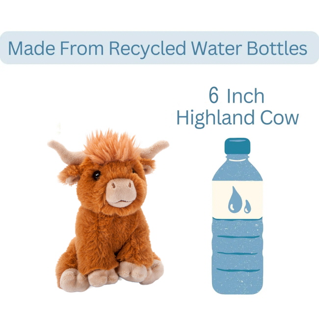 Wild Onez by Zoologee - 6" Highland Cow Plush #3