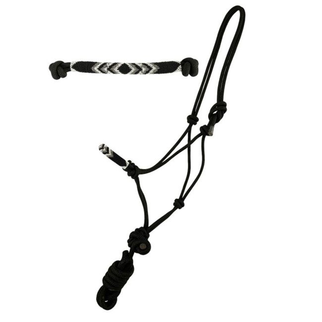 Cowboy Knot Halter with Beaded Nose Band #2