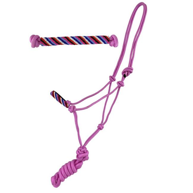 Cowboy Knot Halter with Beaded Nose Band #6