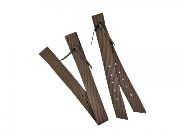 Nylon Off Billet and Tie Strap Set in Black or Brown #3