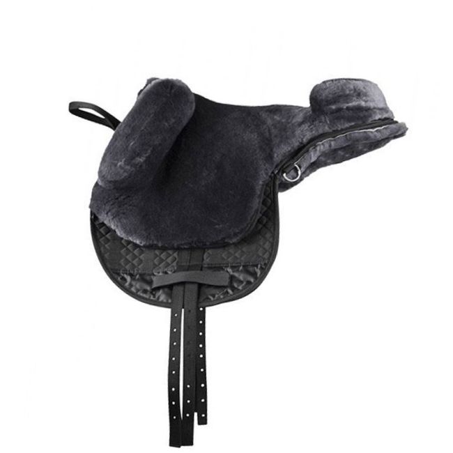 English Fleece Lined Bareback Saddle #2