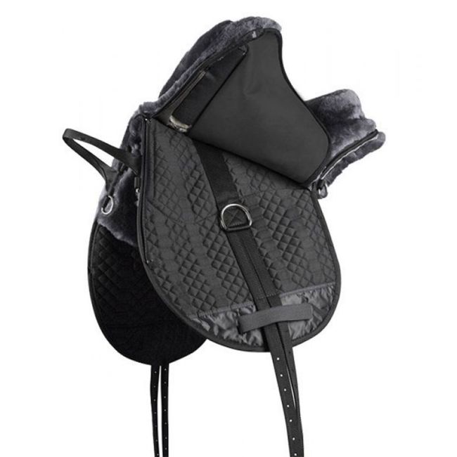 English Fleece Lined Bareback Saddle #3