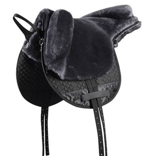 English Fleece Lined Bareback Saddle