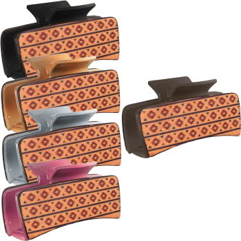 Diamond Sun Claw Clip - 4"