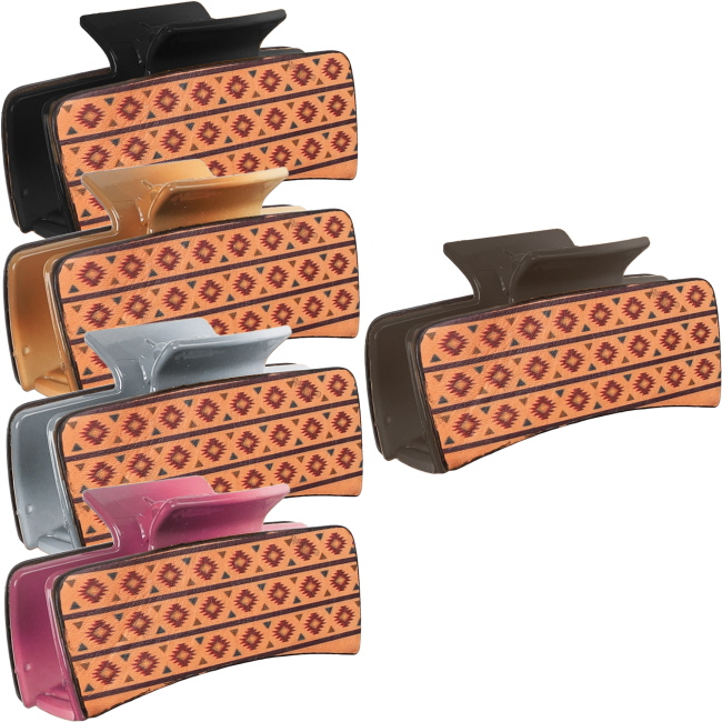 Diamond Sun Claw Clip - 4"