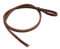 4" x 1/2" Harness leather over & under whip. Made in the USA