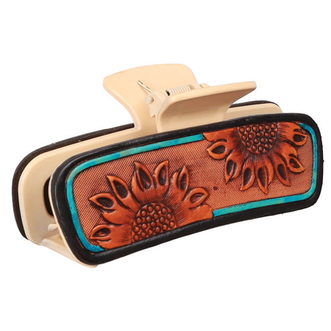 Sunflower Sky Claw Clip - 5" #2