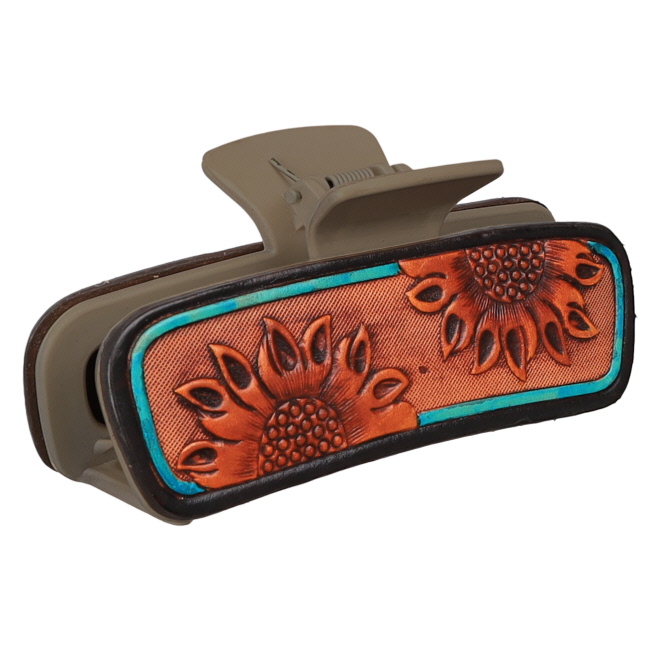 Sunflower Sky Claw Clip - 5" #3