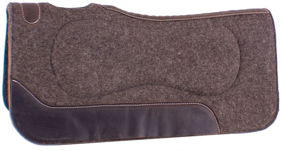 Showman 32"x 32" 100% Mohair Wool built up saddle pad