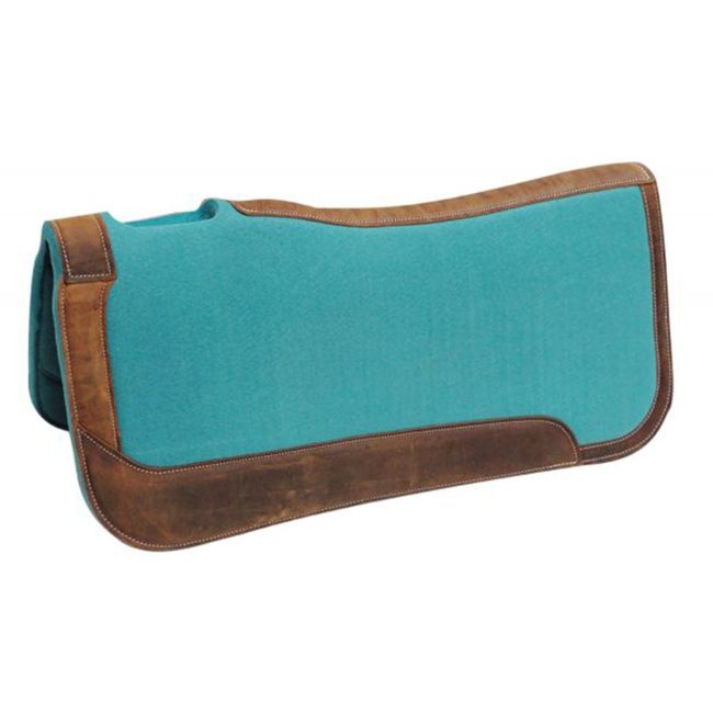 Showman 31" x 32" x 1" Teal Felt Saddle Pad