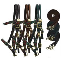 Showman nylon halter bridle combination with reins