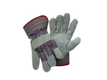 FIRM GRIP Medium Suede Leather Palm Work Gloves #2