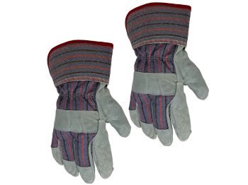 FIRM GRIP Medium Suede Leather Palm Work Gloves #3