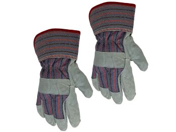 Firm Grip Medium Suede Leather Palm Work Gloves #3