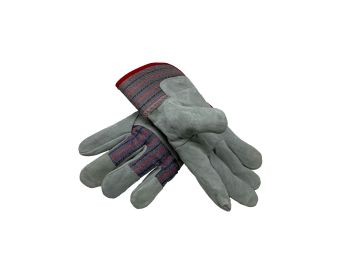 FIRM GRIP Medium Suede Leather Palm Work Gloves #5