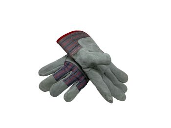 Firm Grip Medium Suede Leather Palm Work Gloves #5