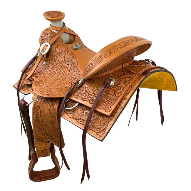 Double T Sundance Wade Style Saddle - 13 Inch #2