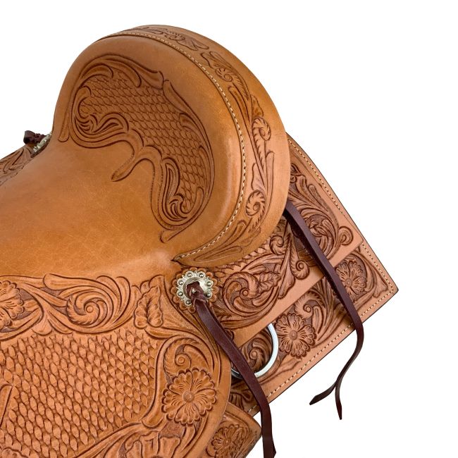 Double T Sundance Wade Style Saddle - 13 Inch #4