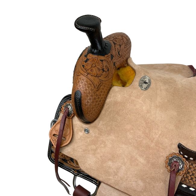 Double T Wildflower Wrangler Roper Style Saddle - 13 Inch #3