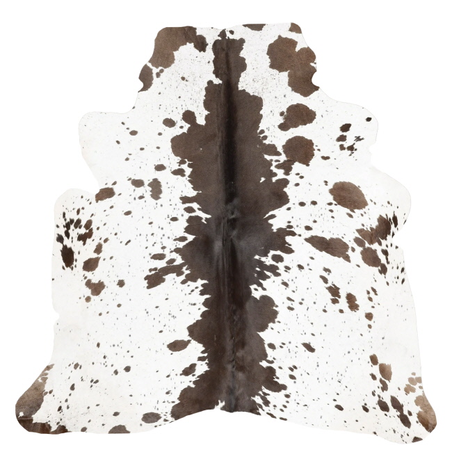 Salt and Pepper Hair on Cowhide Rug - 32-40 Sq. Ft. #2