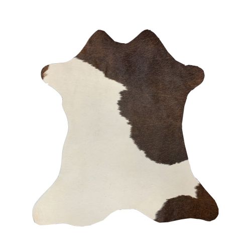 Mini Brazilian hair on cowhide rug. Measures approx. 7-9 square feet #7