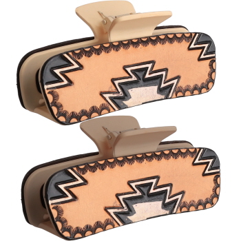 Wild Paint Navajo Claw Clip - 5"