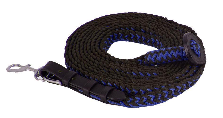 Showman Flat Braided Nylon Lunge Line with Removable Snap and Rubber Stopper #3