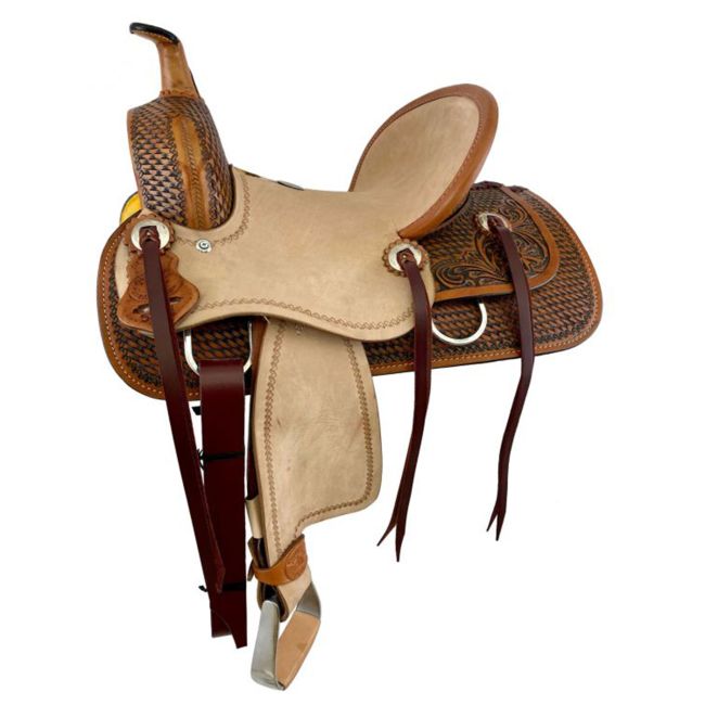 Double T Cedar Ridge Roping Style Saddle - 12 Inch