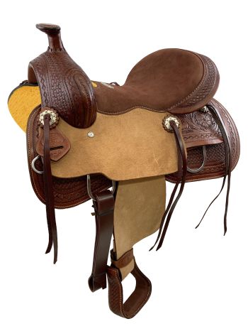 13" Double T Roper Style Saddle - Diamond Tooling