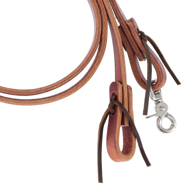 7' x 5&#47;8" Harness Leather Roping Reins - Made in the USA #2