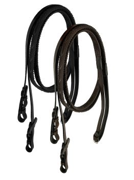 56" Raised Rubber Grip Reins