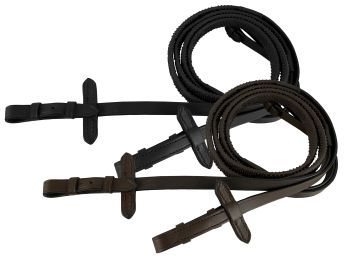 56" Raised Rubber Grip Reins #2