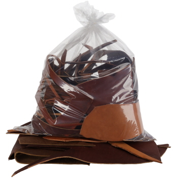 Harness Leather Scrap Bag - Made in the USA
