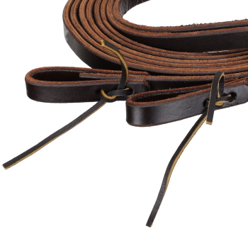 Showman 5/8 X 8' Oiled Harness Leather Split Reins | UK