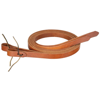 8' x 1" Premium Harness Leather Split Rein - Made in the USA