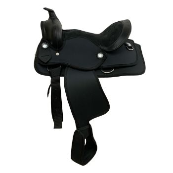 Black Nylon Cordura Saddle - 13 Inch