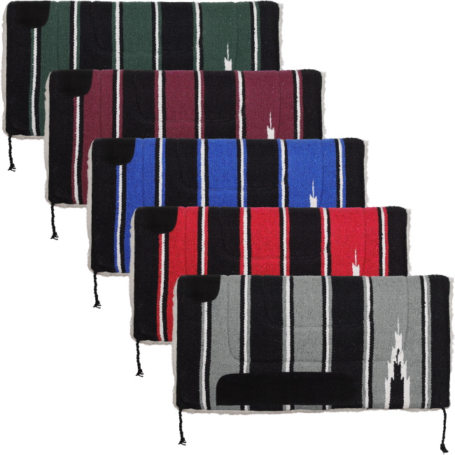 30" x 30" Economy Navajo Saddle Pad with Fleece Bottom