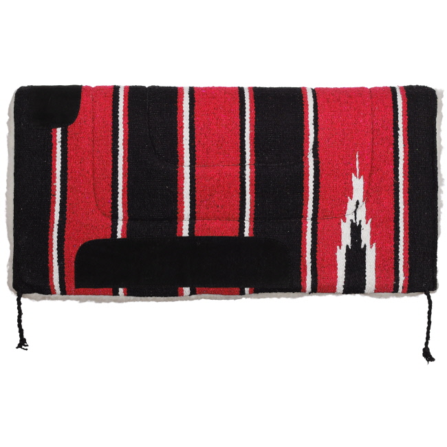30" x 30" Economy Navajo Saddle Pad with Fleece Bottom #5