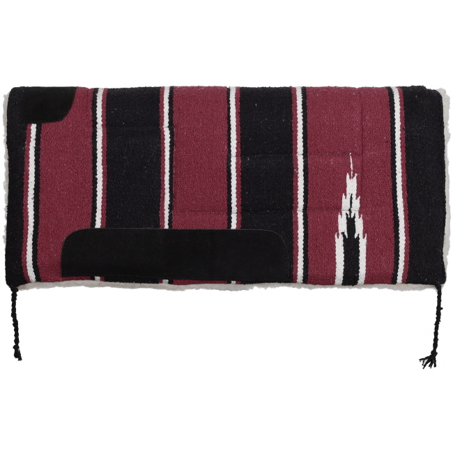 30" x 30" Economy Built-Up Navajo Saddle Pad with Fleece Bottom #3