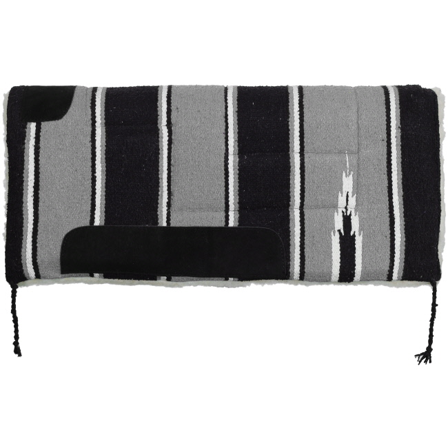 30" x 30" Economy Built-Up Navajo Saddle Pad with Fleece Bottom #6