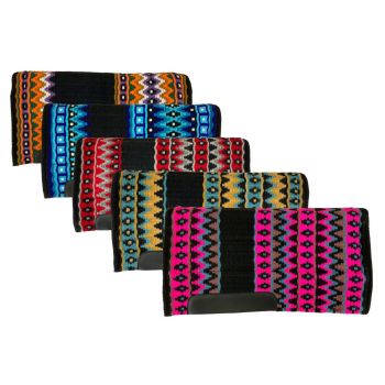 Showman 38" x 34" 100% New Zealand Woven Heavy Wool Top Pad with Memory Felt Bottom - Wild Horizon