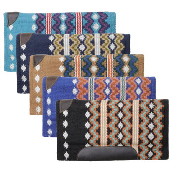 Assorted 34" x 36" 100% New Zealand Wool Cutter Pad - Navajo Diamond