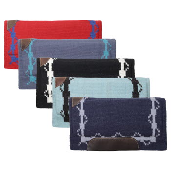 Assorted 34" x 36" 100% New Zealand Wool Cutter Pad - Barbed Wire