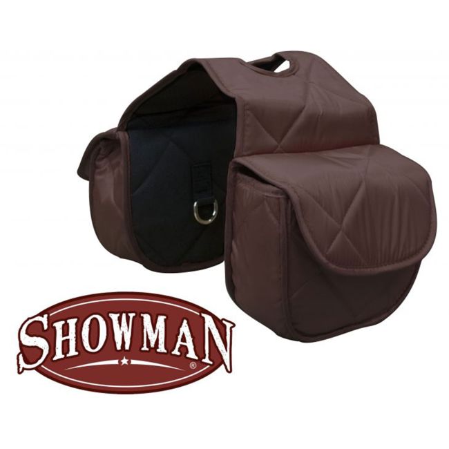 Showman Insulated Quilted Nnylon Horn Bag with Velcro Closure #4